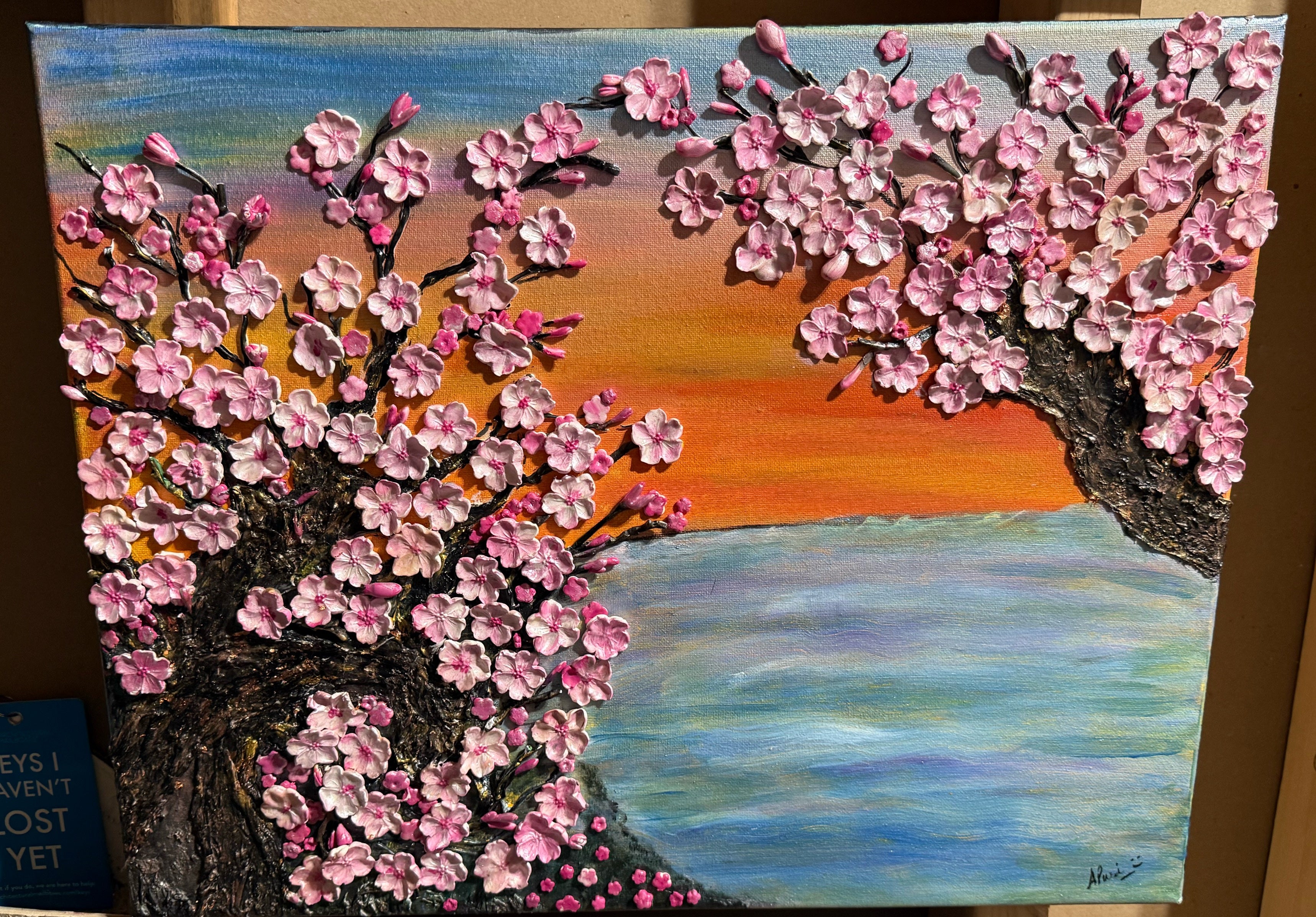 Blossoms at dusk