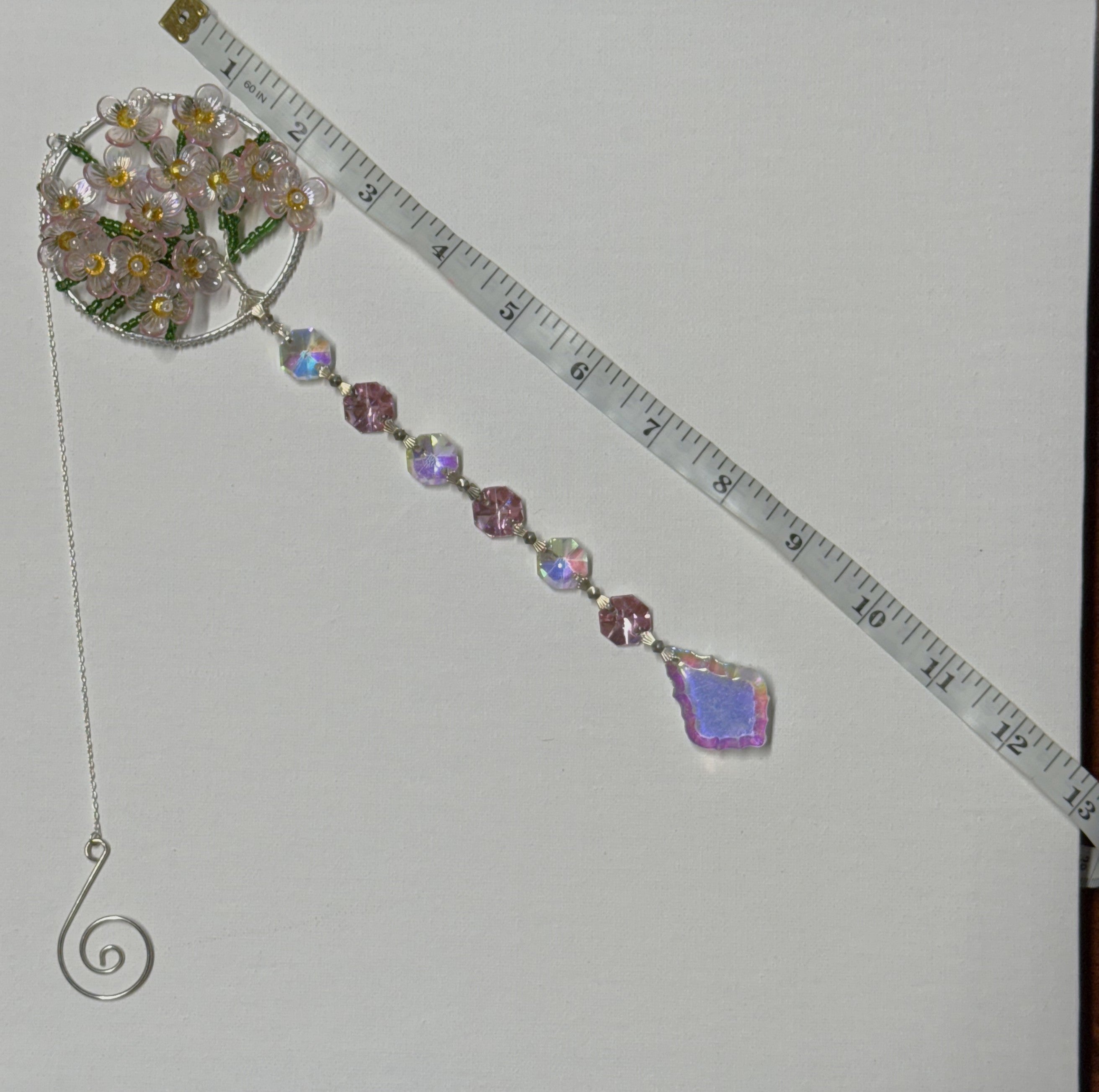 Cherry Blossom Radiance Suncatcher