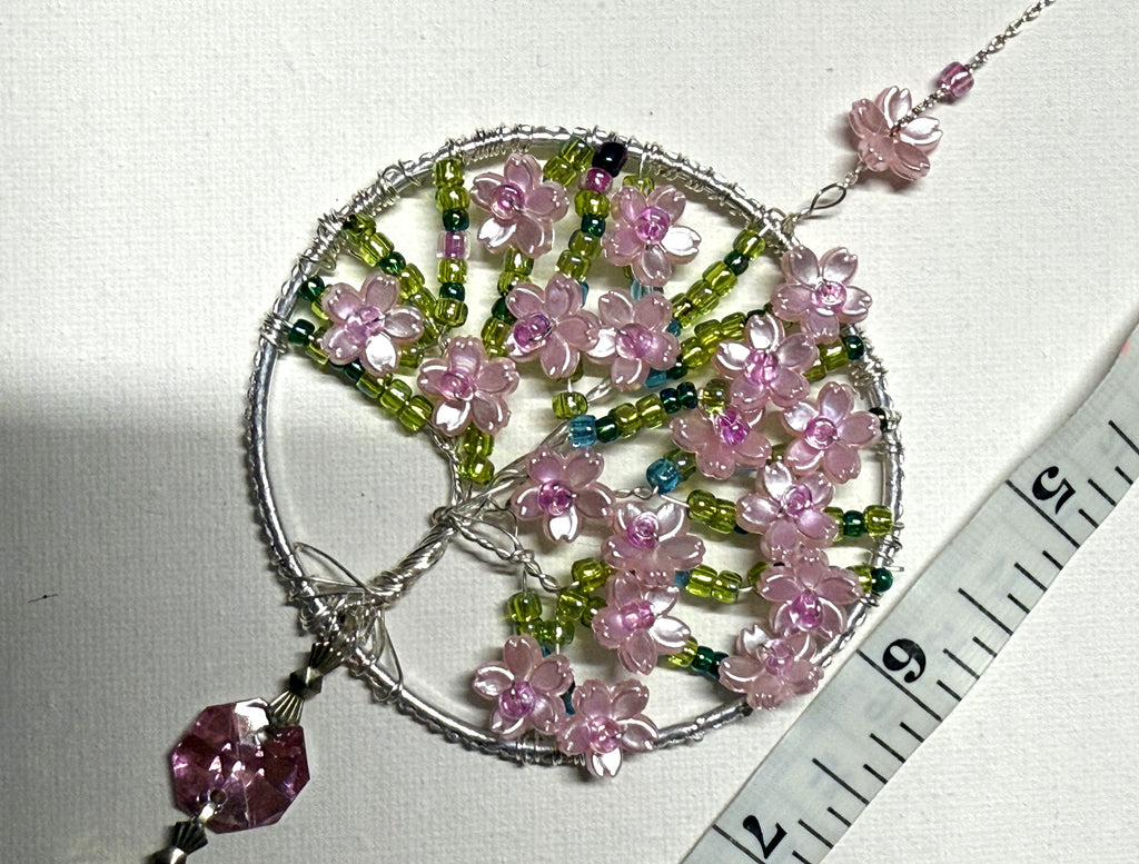 Cherry Blossom Radiance Suncatcher