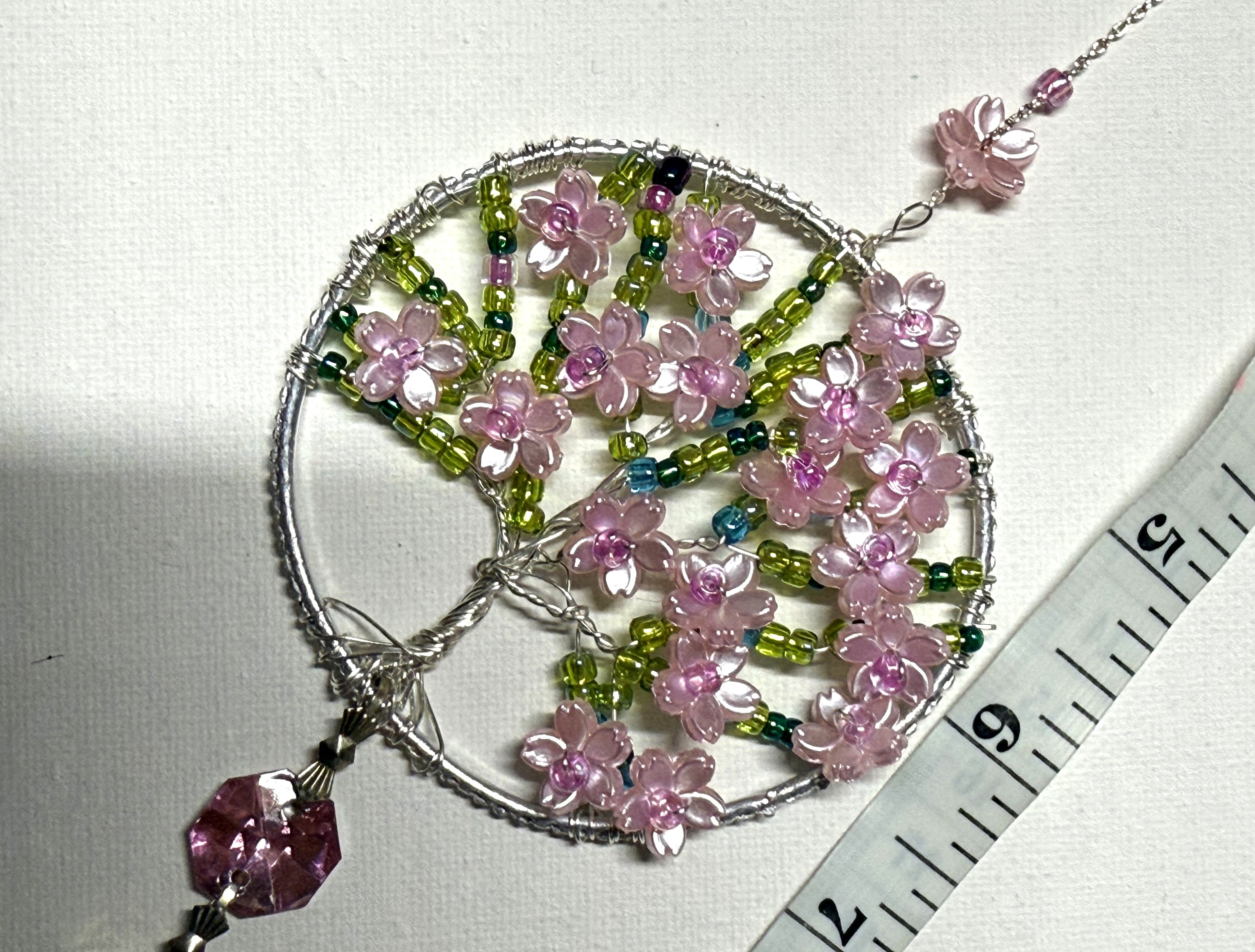 Cherry Blossom Radiance Suncatcher